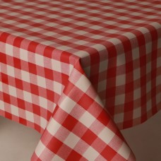 PVC Picnic Red - Vinyl Table Cloth Range