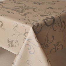 PVC Roma Silver - Vinyl Table Cloth Range