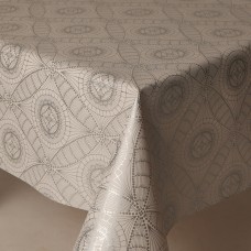 PVC Lace Print White - Vinyl Table Cloth Range