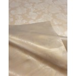 PVC Clear Embossed Gold Flower - Clear Table Cloth Range