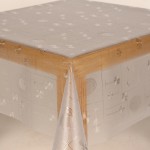 PVC Clear Embossed Dining - Clear Table Cloth Range