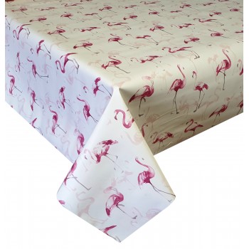 PVC Flamingo - Vinyl Table Cloth Range