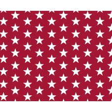 PVC Stars Red - Vinyl Table Cloth Range