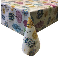 PVC Funky Trees - Vinyl Table Cloth Range