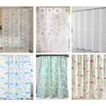 Shower Curtain Set - PEVA Assorted Designs - Box of 24