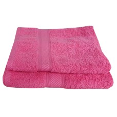 CT Cerise Pink Bath Towel - 100% Cotton, 500 GSM