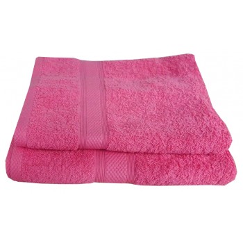 CT Cerise Pink Face Cloth (Dz) - 100% Cotton, 500 GSM