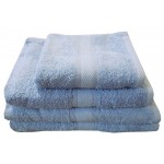 CT Light Blue Hand Towel - 100% Cotton, 500 GSM 
