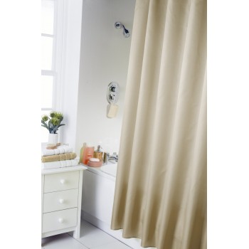 Shower Curtain Set - Plain Cream