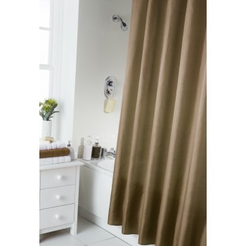Shower Curtain Set - Plain Latte