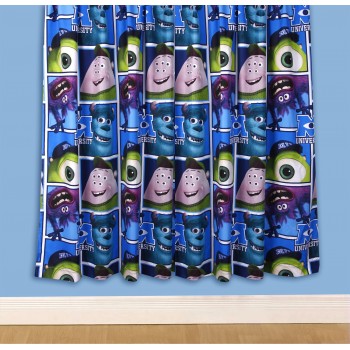 Monsters Inc 'University' Curtains - 66" x 54"