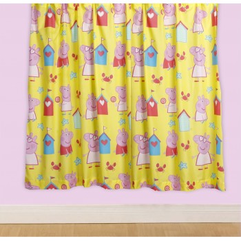 Peppa Pig 'Seaside' Curtains - 66" x 54"